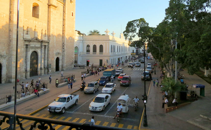 A street in the Yucatan
